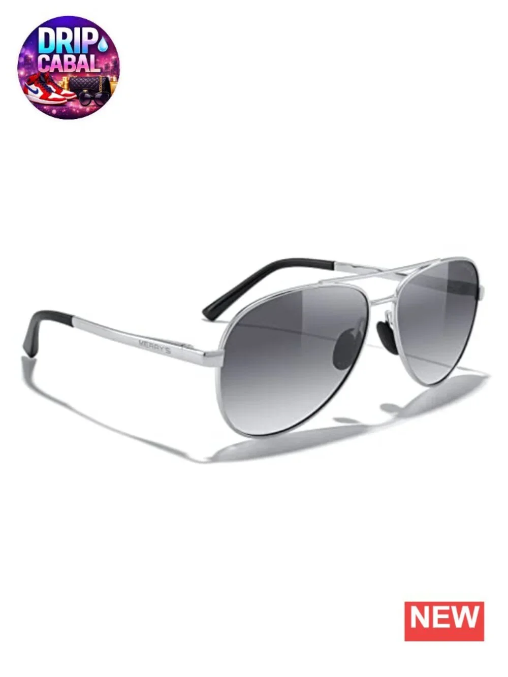 Polarized Aviator Sunglasses for Men Women UV400 Driving Glasses with Leather